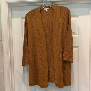 Great Condition Jjill open cardigan 3/4 sleeve size Medium